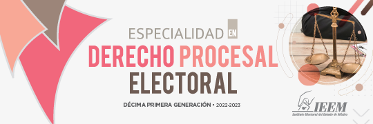 Convocatoria de Derecho Procesal Electoral 