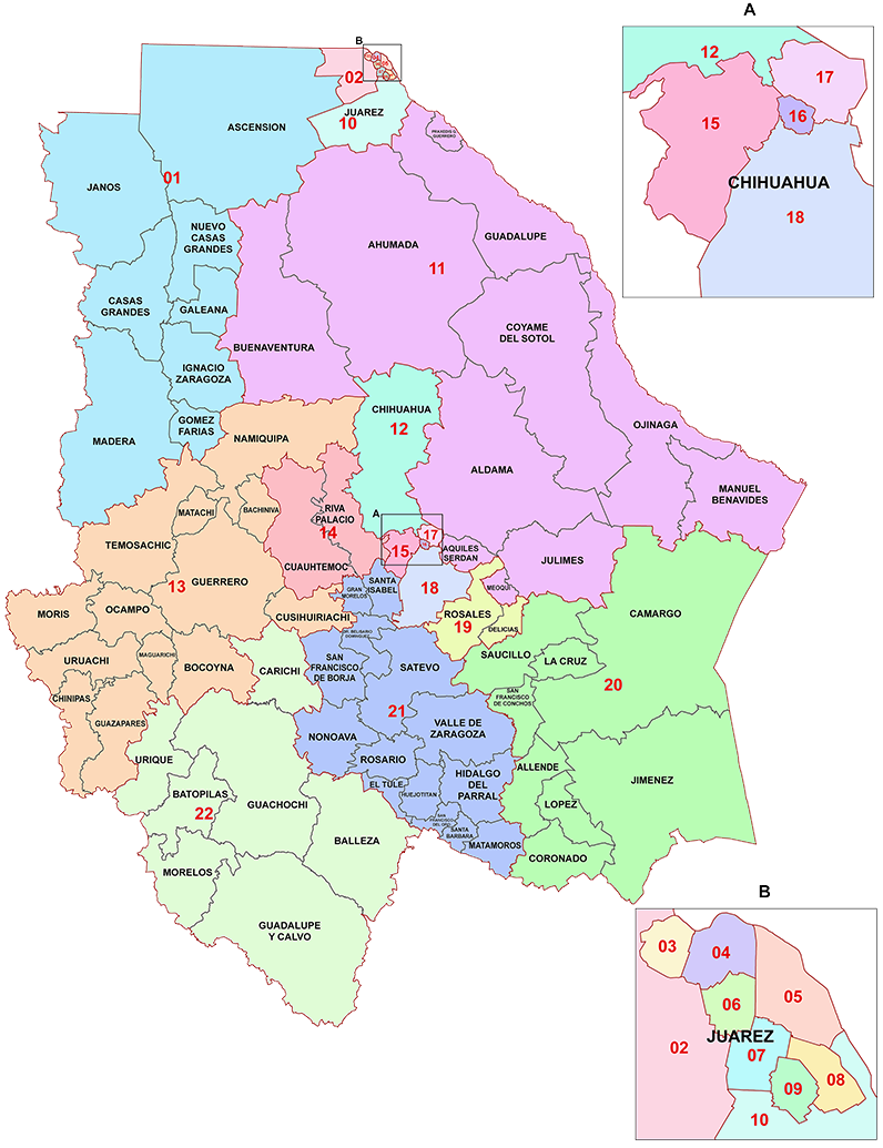 Distritos Electorales Actuales 
